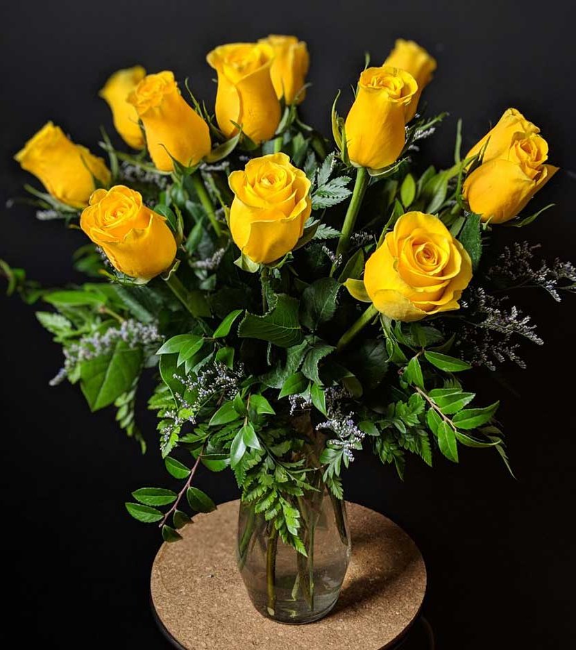 yellow roses