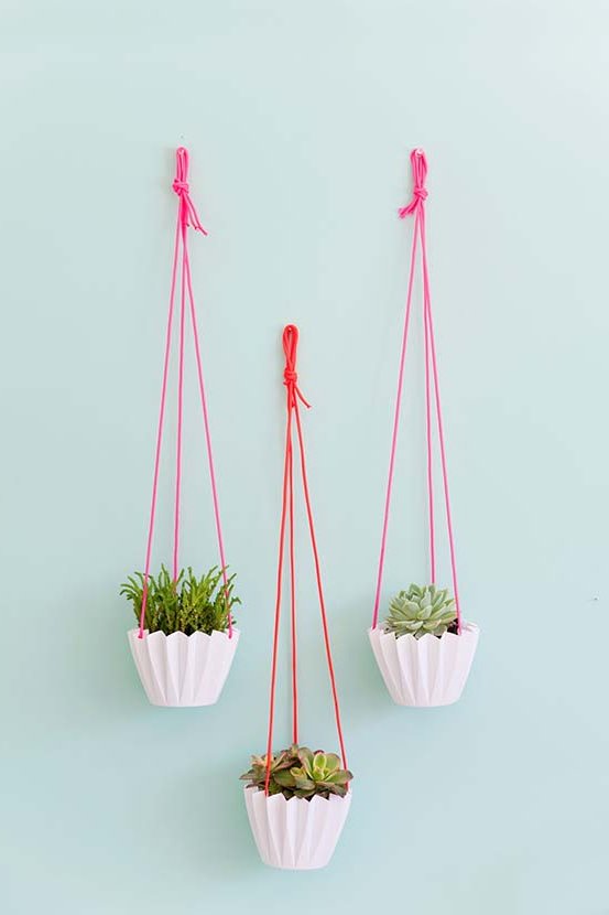 How to make a hanging flower pot