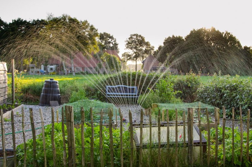 modern garden irrigation system