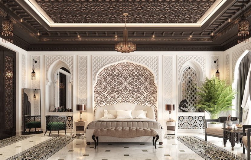 how to decorate arabic inspired walls