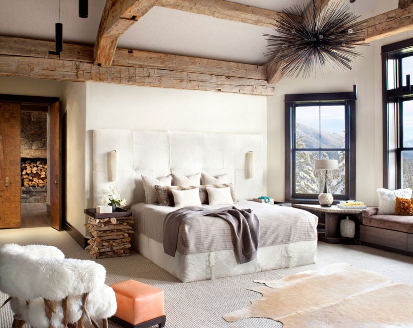 decorating a modern rustic bedroom