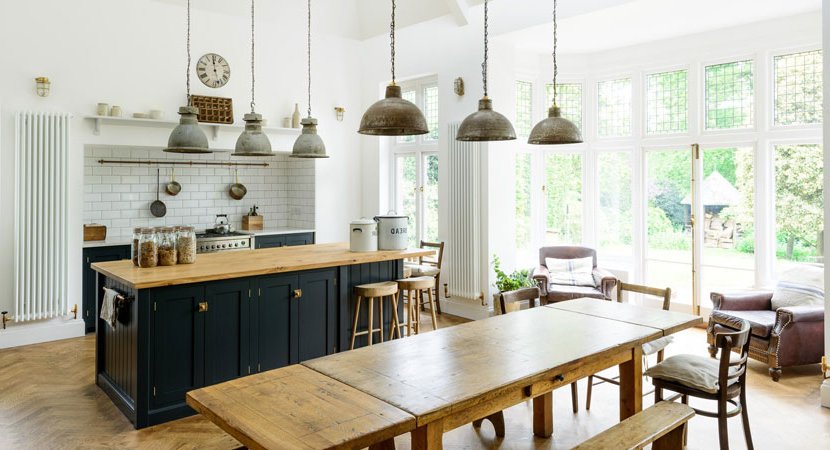 decorating a modern rustic kitchen