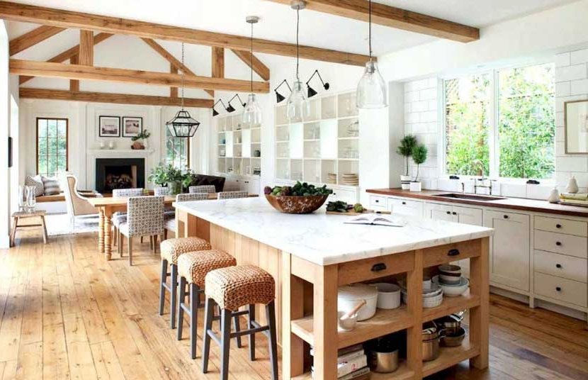 how to decorate a modern rustic kitchen