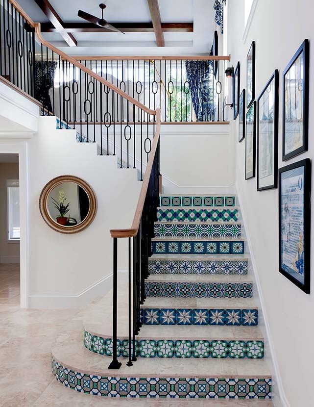 stairs of a house on the coast