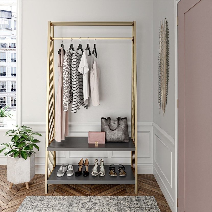 shoe rack and coat rack