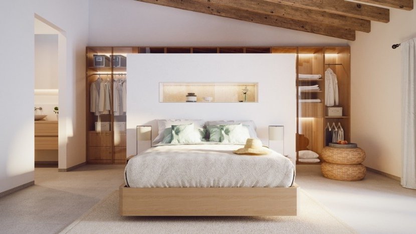 where to place the bed in the bedroom