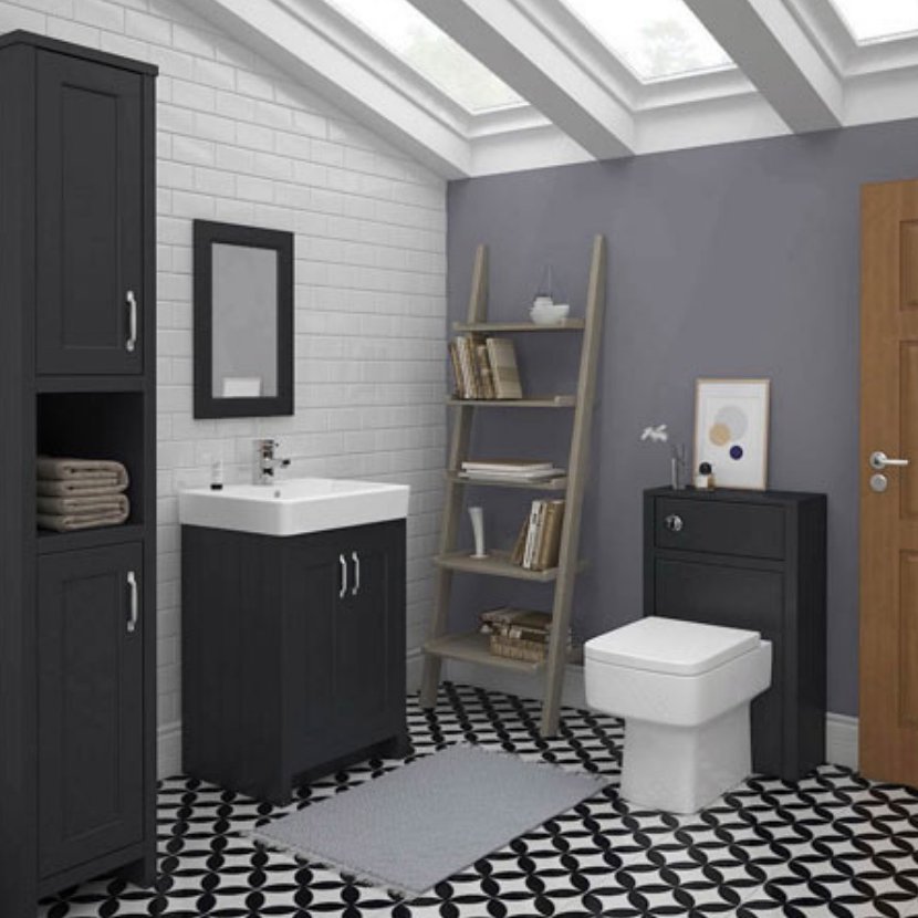 black matte bathroom decorating ideas