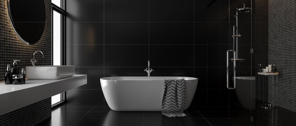 Tips for introducing matte black in the bathroom
