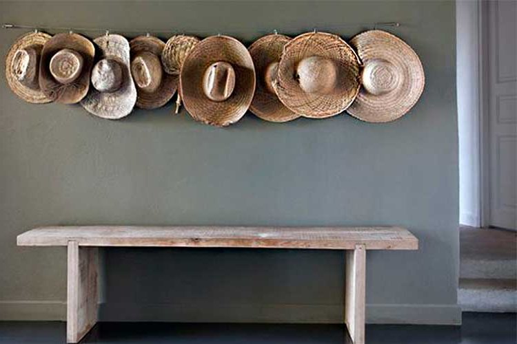 Decorating spaces using hats