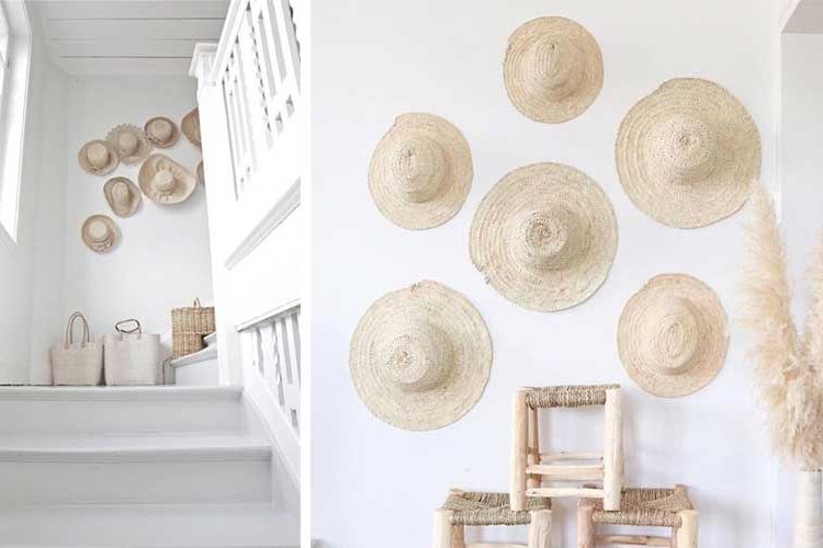 Decorating spaces using hats