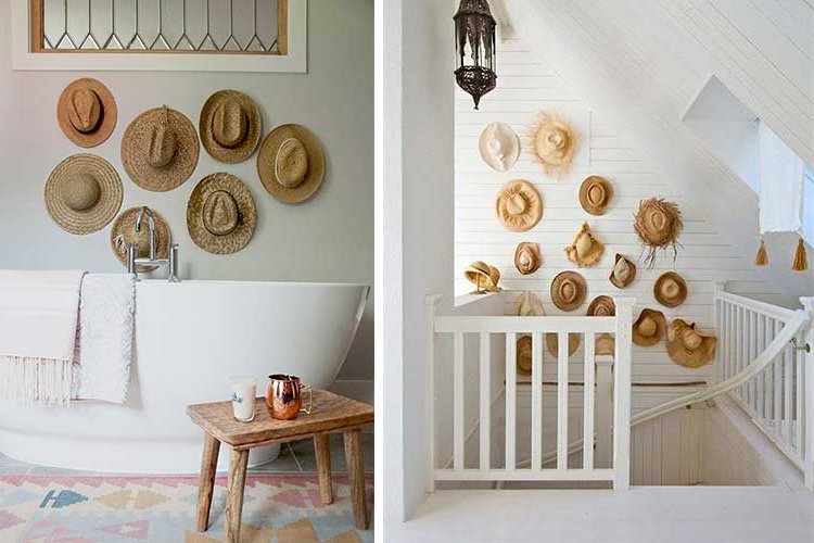 Ideas for decorating with hats