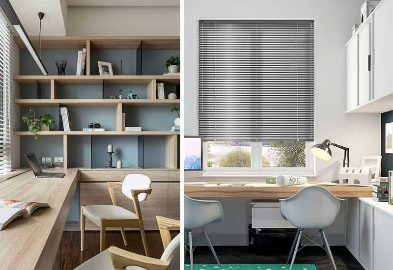 How to dress the windows of a home office