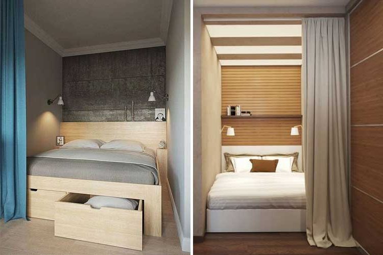 Open concept bedrooms