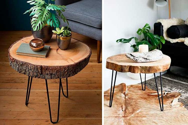 Decorating with furniture made from logs