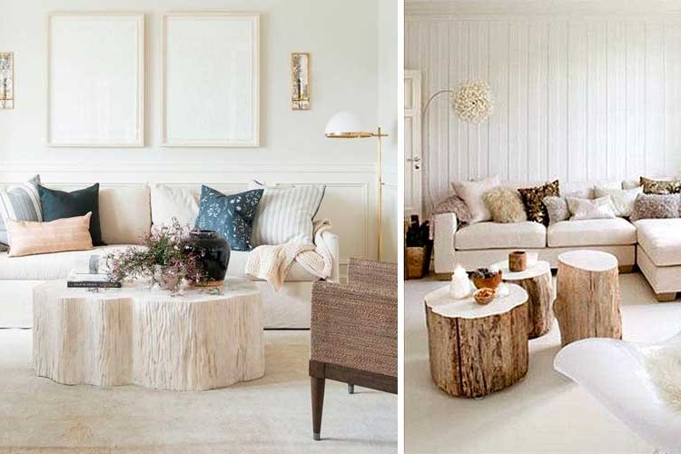 How to decorate with logs