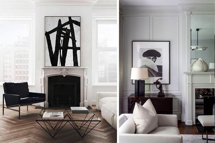 Interiors with a renovated classic style