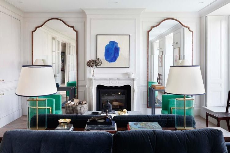 Interiors with a renovated classic style