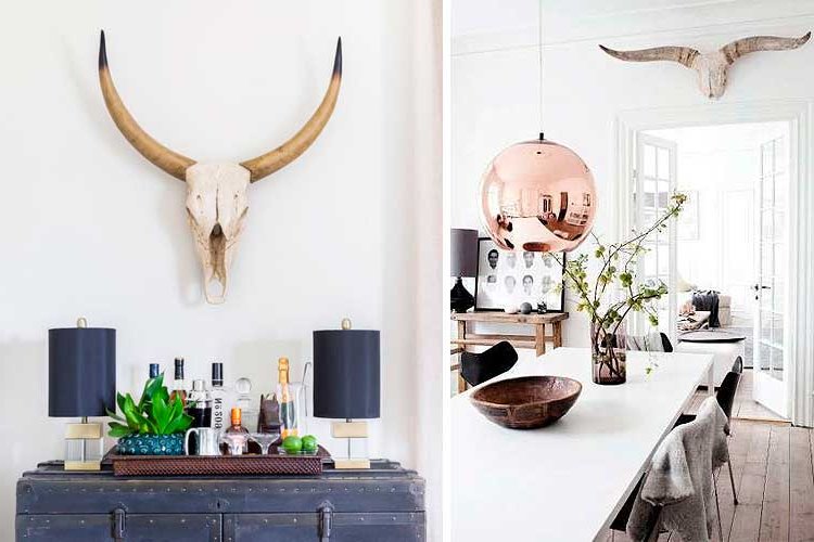 How to decorate with ox heads