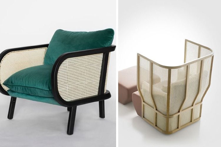 Grid armchairs