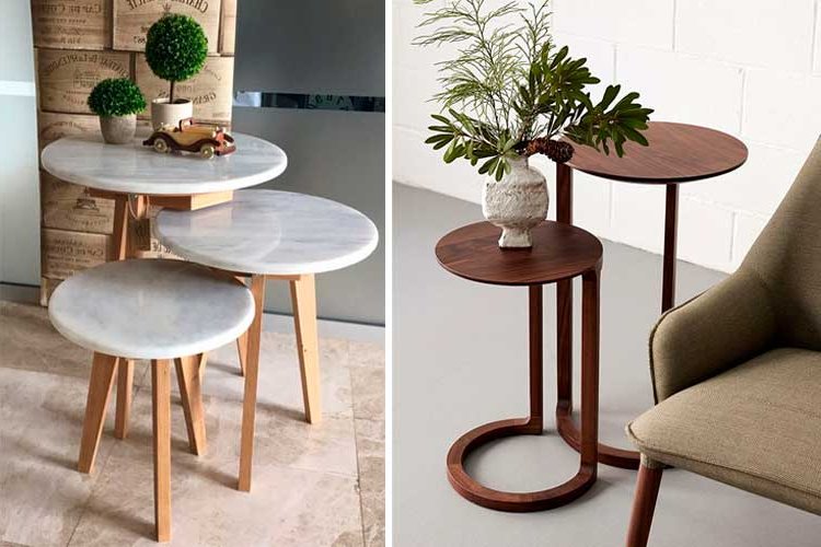 Decoration of side tables