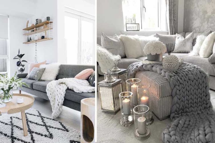 How to decorate with thick blankets