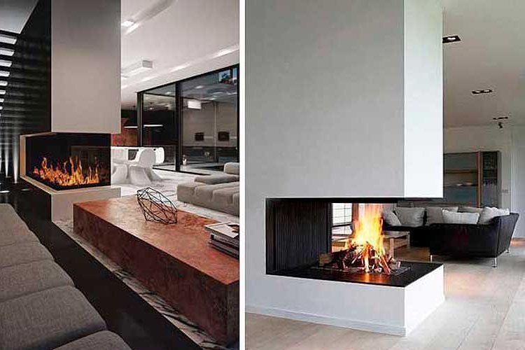 Fireplaces in the living room