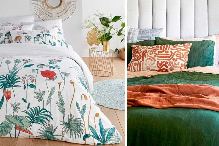 eye-catching textiles for the master bedroom
