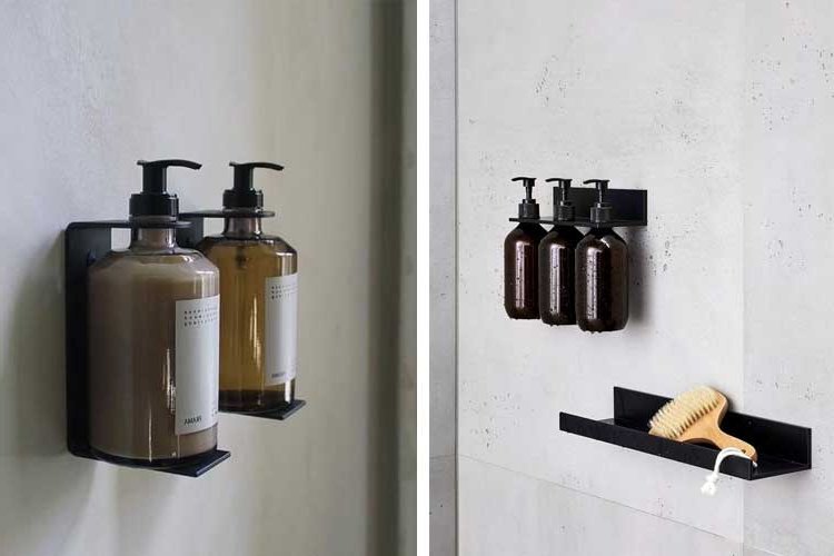 wall-mounted soap dishes