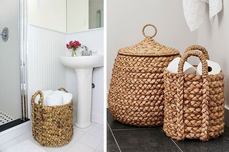 Baskets and hampers for storage