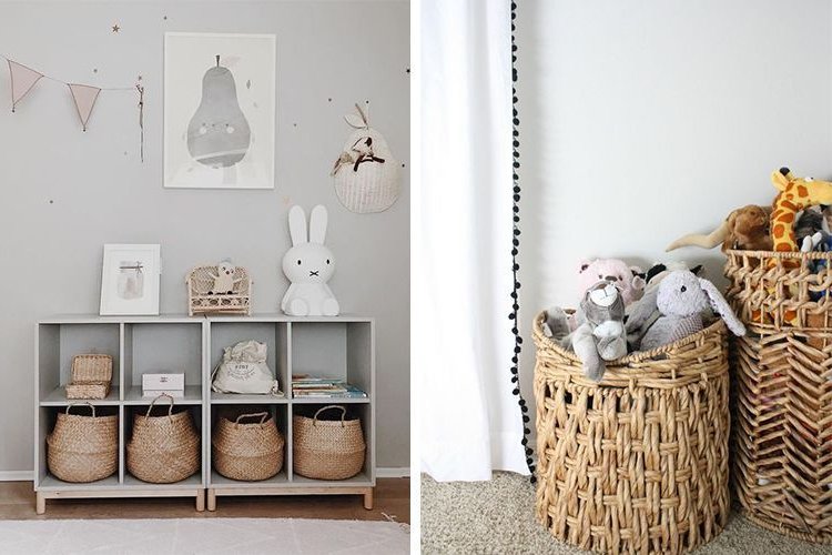 Baskets and hampers for storage