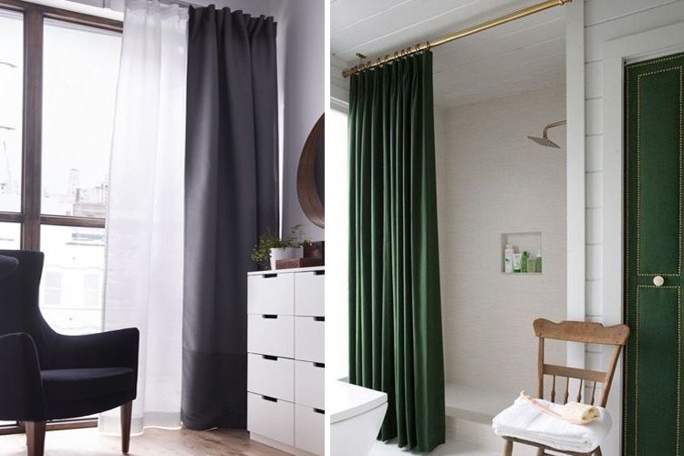 Trends in decorating with curtains