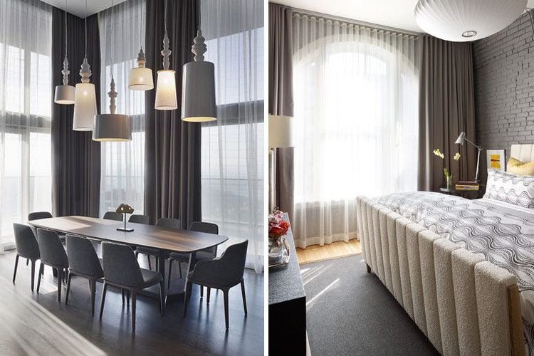 Trends in decorating with curtains