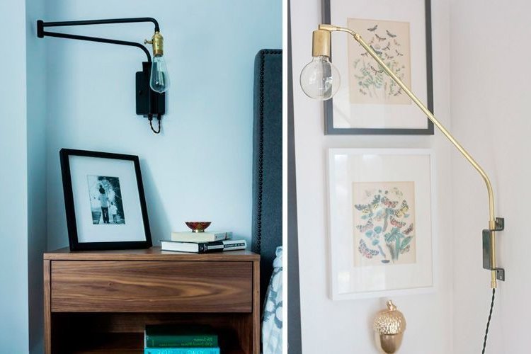 Lighting with industrial style sconces