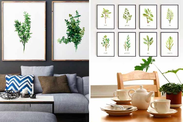 Botanical decoration for the home