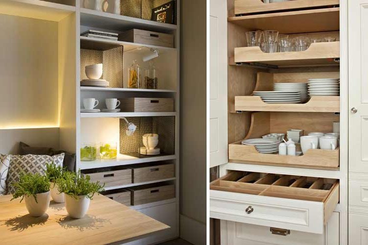 Dining room storage systems