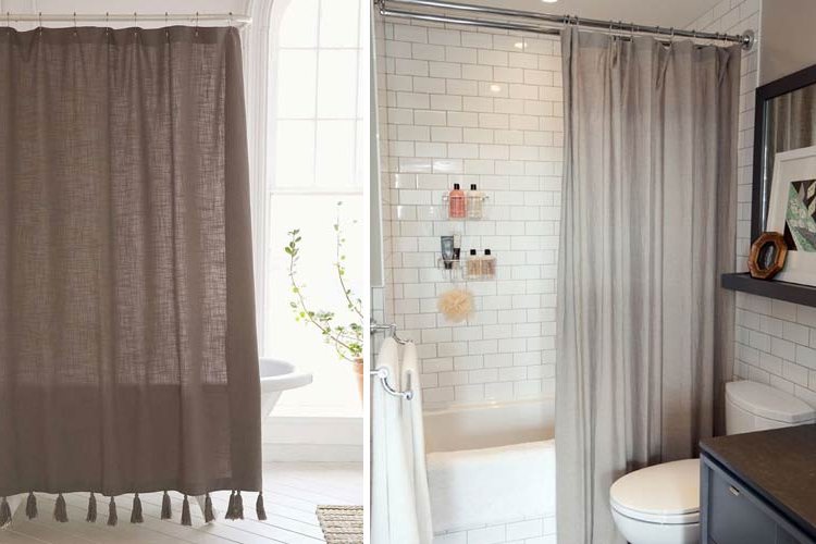 Shower curtains for bathroom decoration