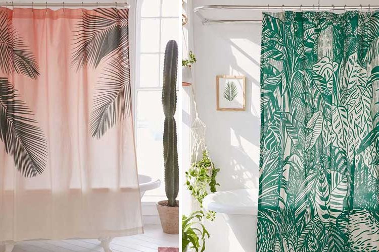 Shower curtains for bathroom decoration