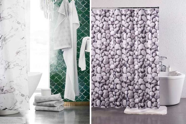 Shower curtains for bathroom decoration