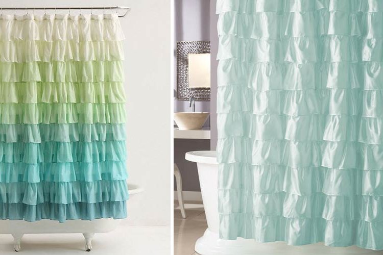 Shower curtains for bathroom decoration