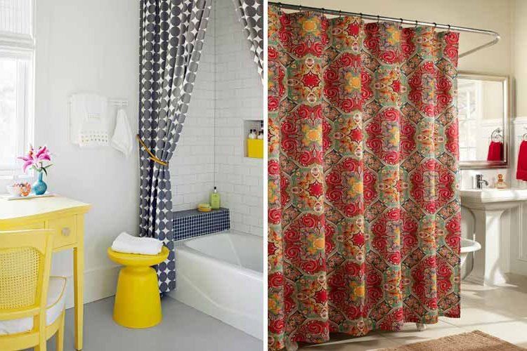 Shower curtains for bathroom decoration