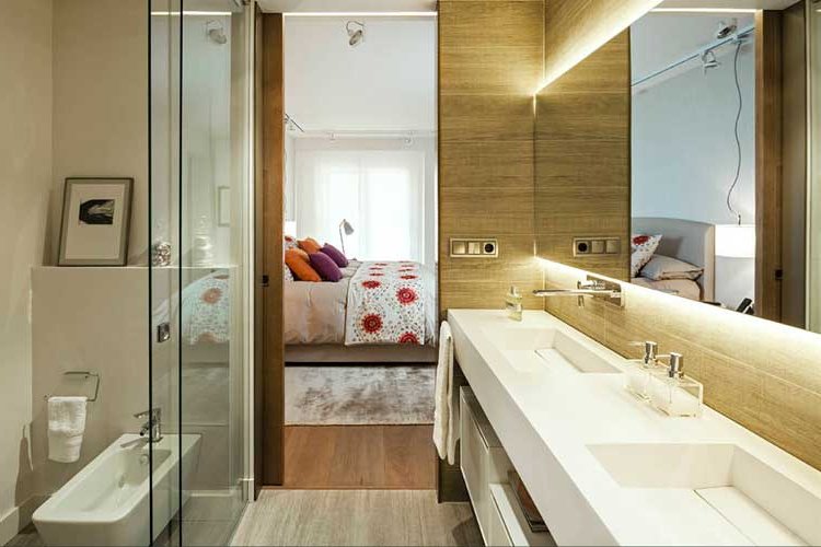 Bathrooms inside the bedroom