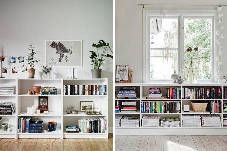 Low shelves to decorate your home