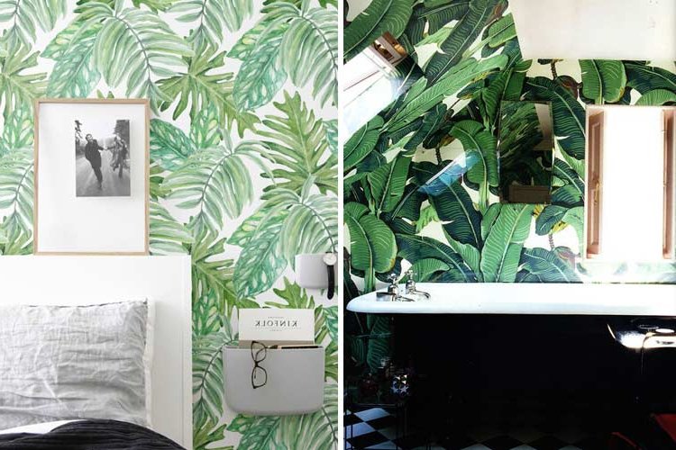 Tropical prints for decorating your home