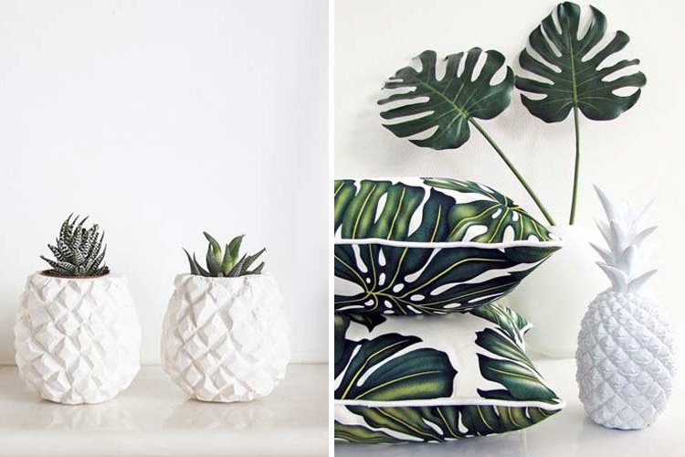 Tropical prints for decorating your home