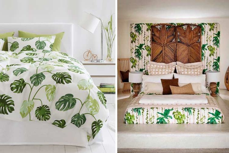 Tropical prints for decorating your home