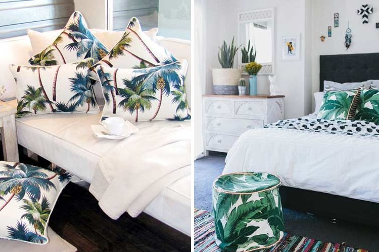 Tropical prints for decorating your home