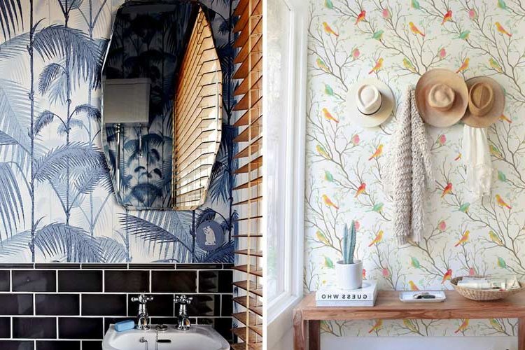 Tropical prints for decorating your home