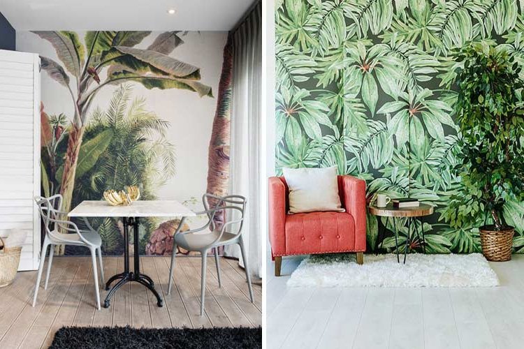 Tropical prints for decorating your home