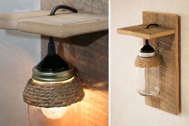 Rustic and vintage sconces