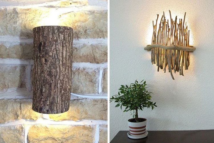 Rustic and vintage sconces